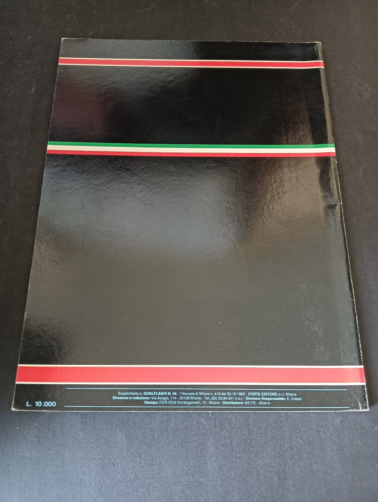 MILAN CAMPIONE D'EUROPA 1989 Forte Editore