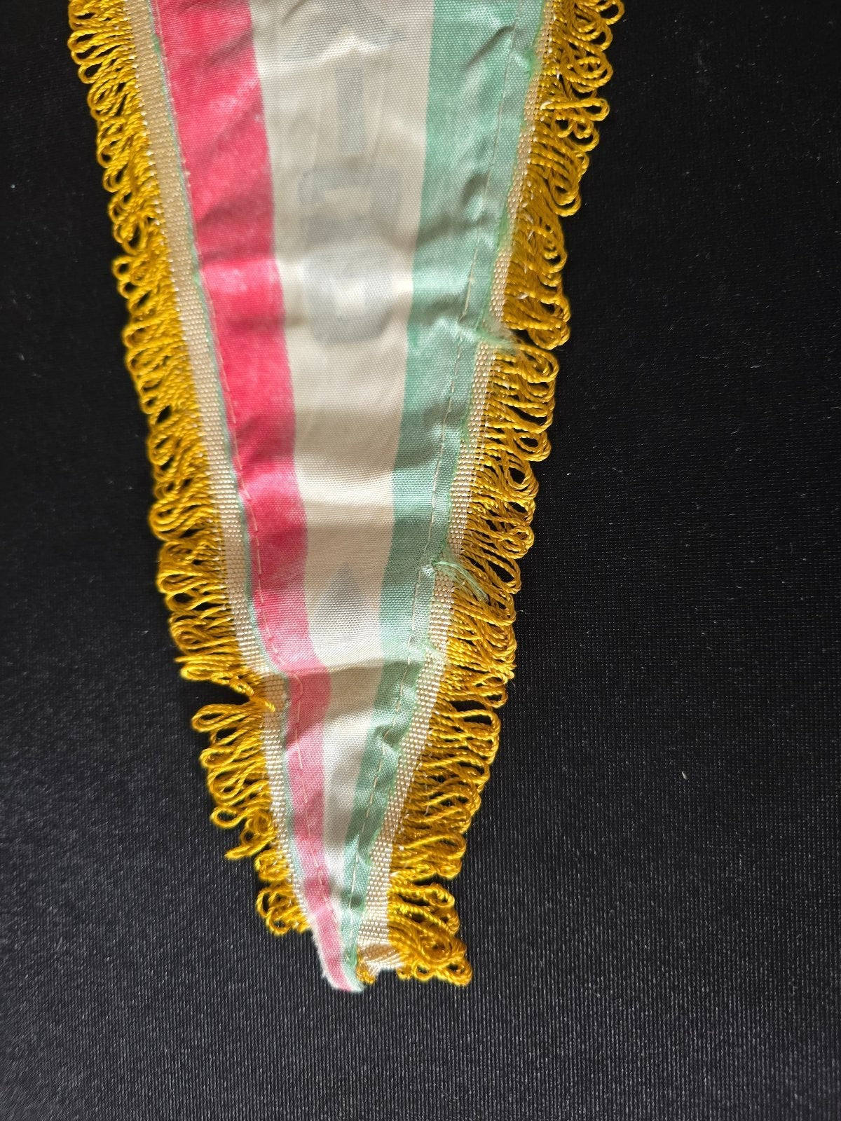 old Gagliardetto pennant banderin Deportivo Paestino Chile