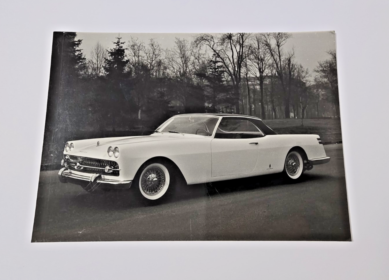 FOTO originale 1957 Buick Lido coupè PININFARINA 177x127 mm fronte