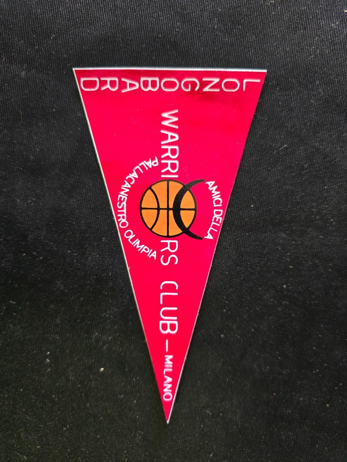 Adesivo originale LONGOBARDS WARRIOR Olimpia Milano Basket