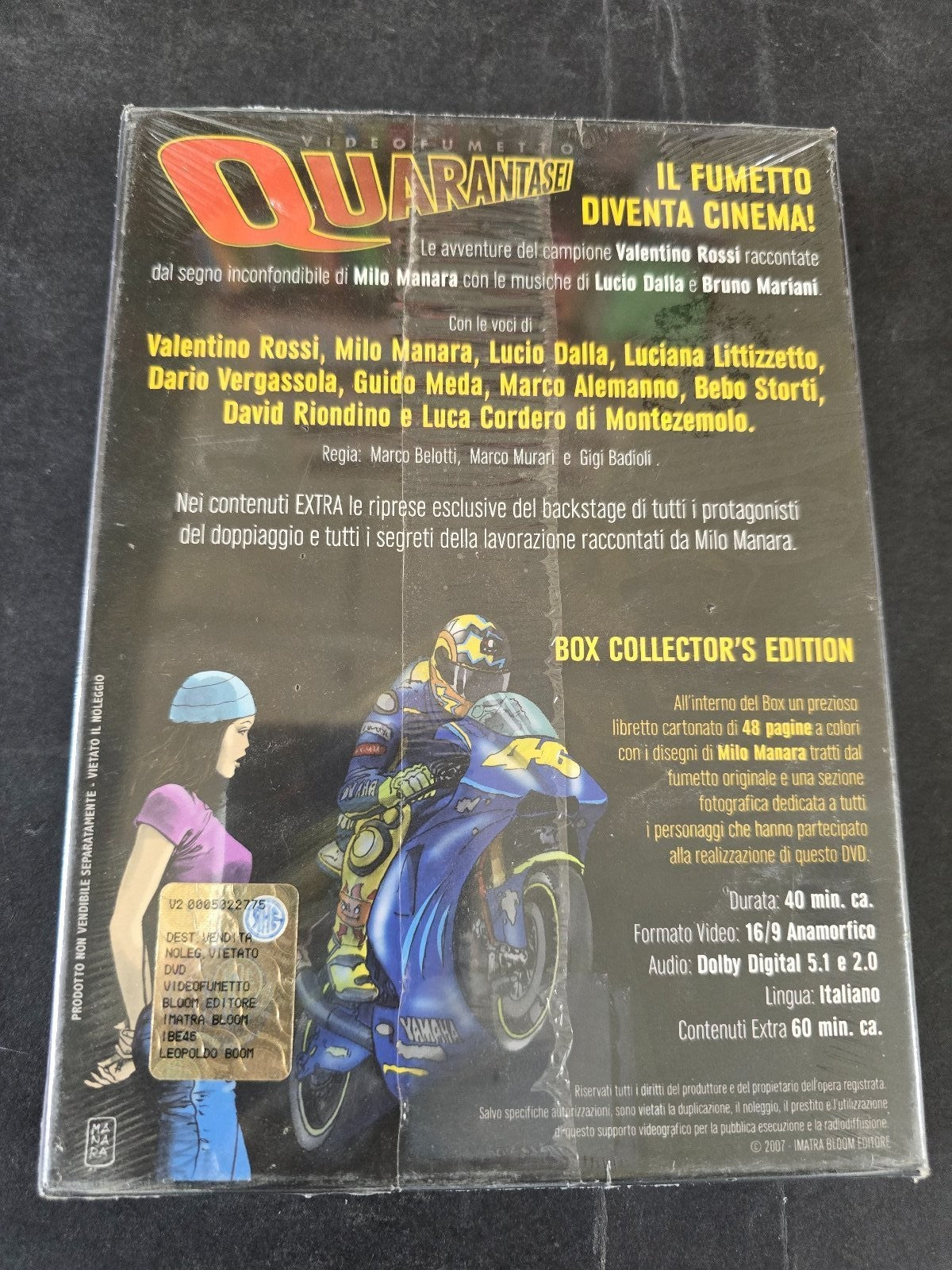 Valentino ROSSI dvd videofumetto su Dvd sigillato mai aperto