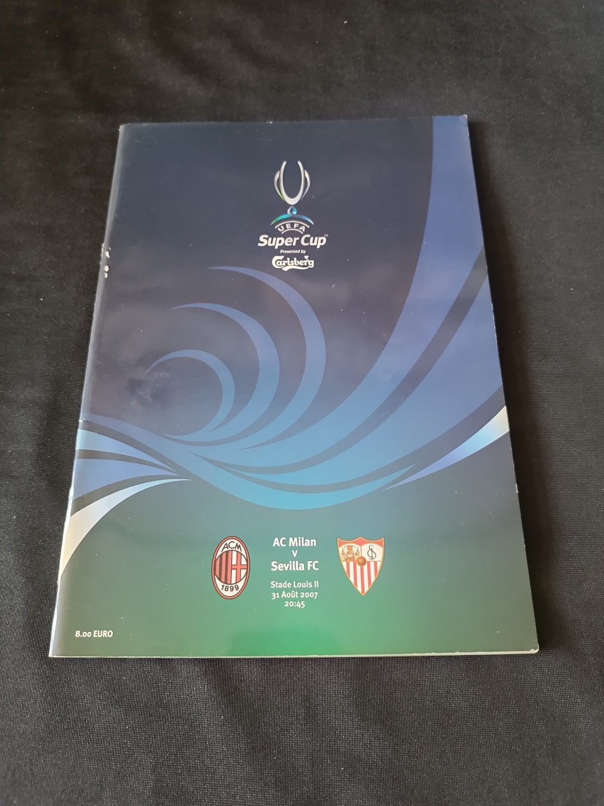 programma Uefa Super Cup Milan - Siviglia Agosto 2007