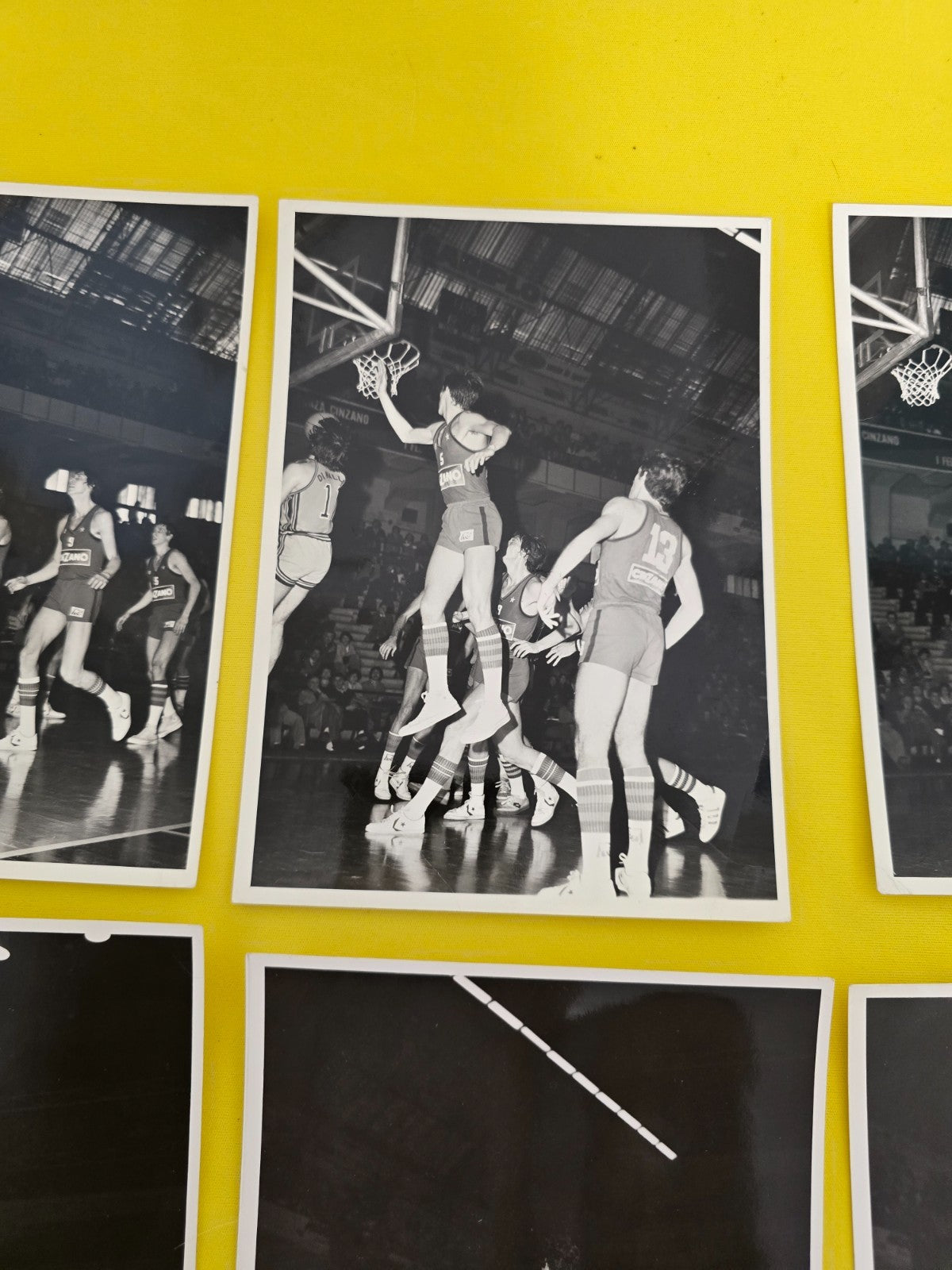 Basket Cinzano Milano Olimpia - Fernet Tonic Bologna lotto foto incontro anni 70