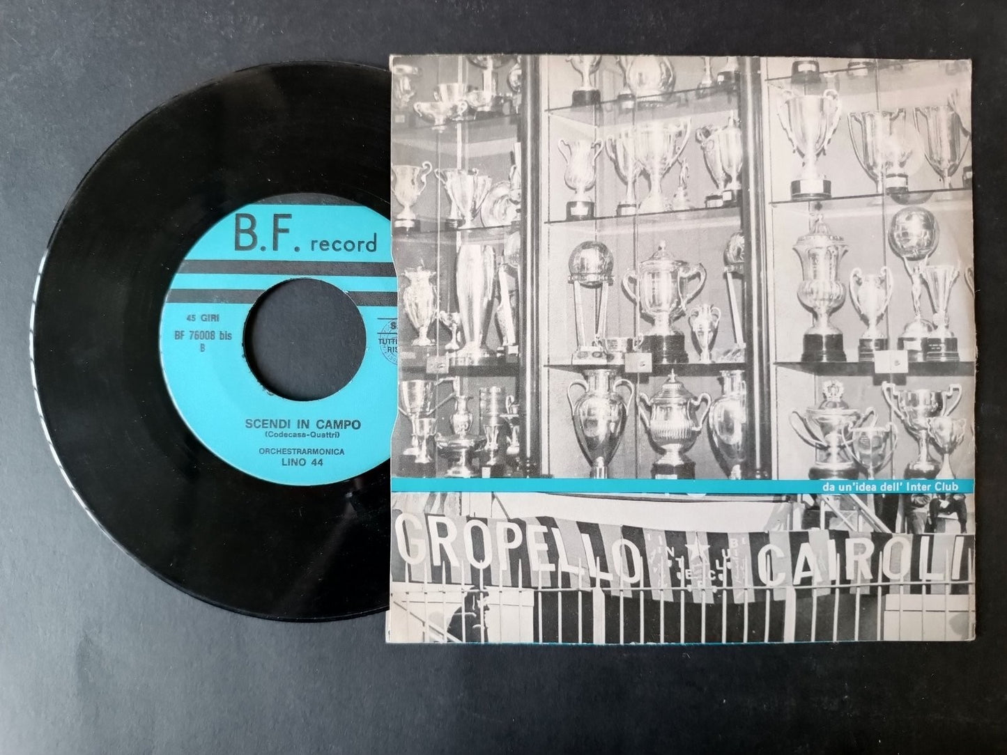 Vinile 45 giri CUORE NERAZZURRO