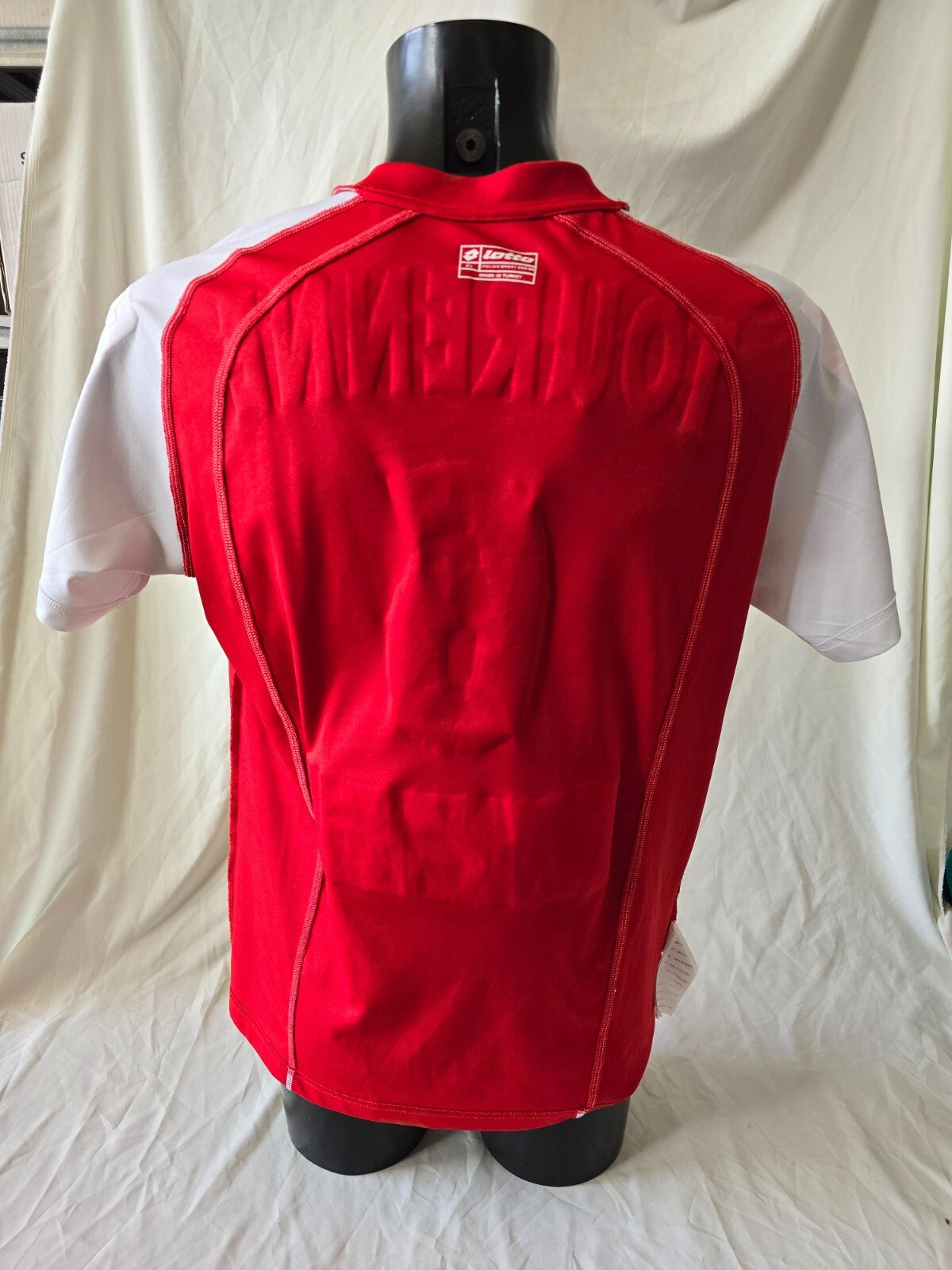 Maglia match worn Lotto Stade Reims 2006/07 Carl Tourenne 6 tg xl
