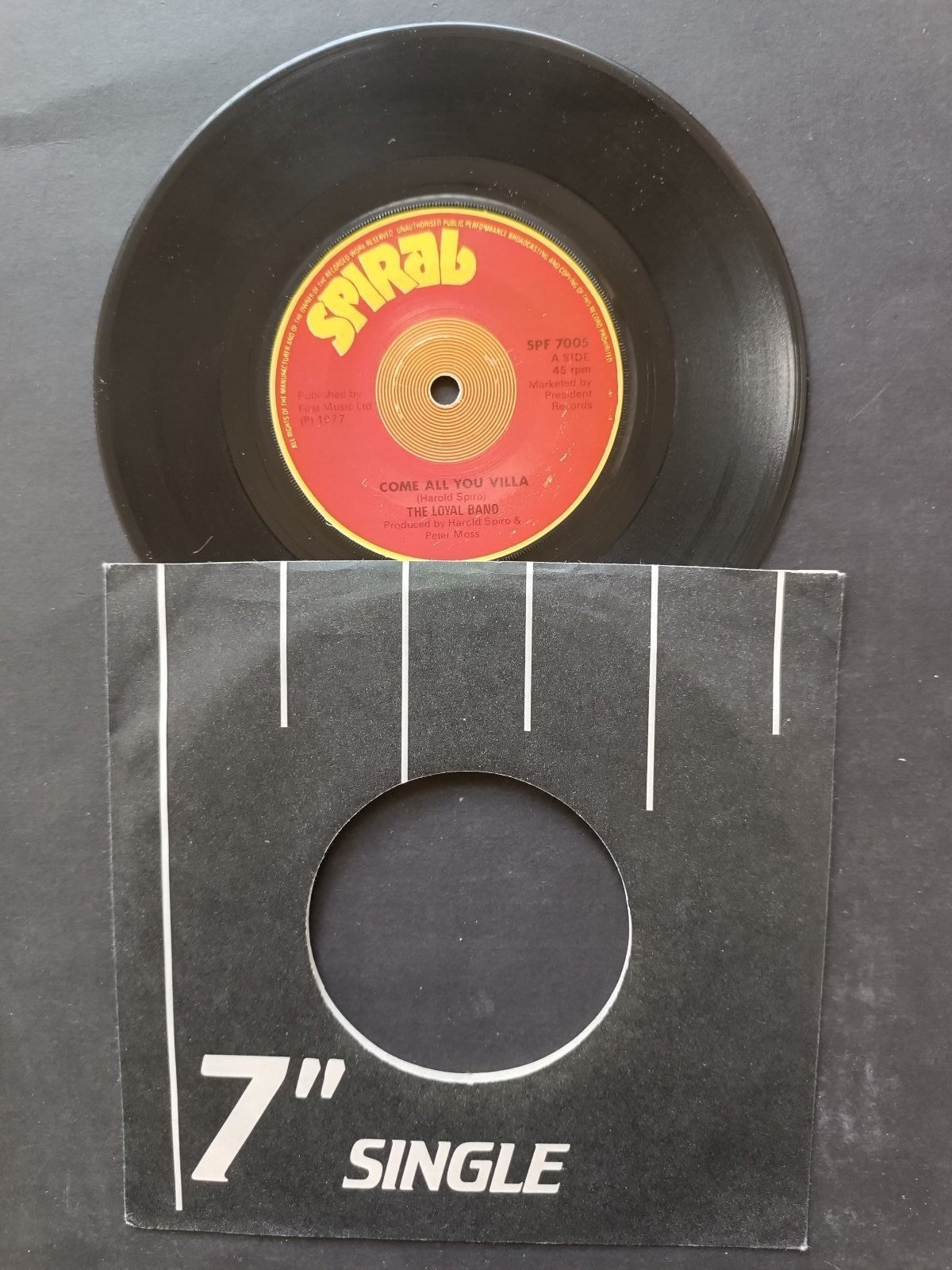 Vinile 45 giri VILLA ROCK
