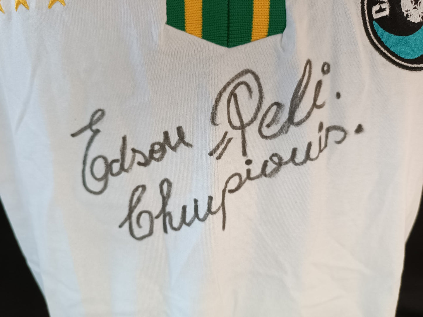 Maglietta Pele Cosmos autografata Pelegacy