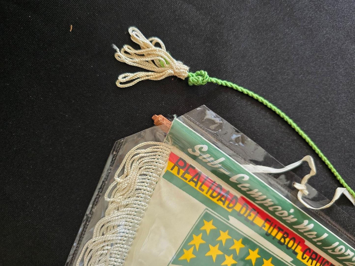 old Gagliardetto pennant banderin Club Deportivo Oriente Petrolero Bolivia '70