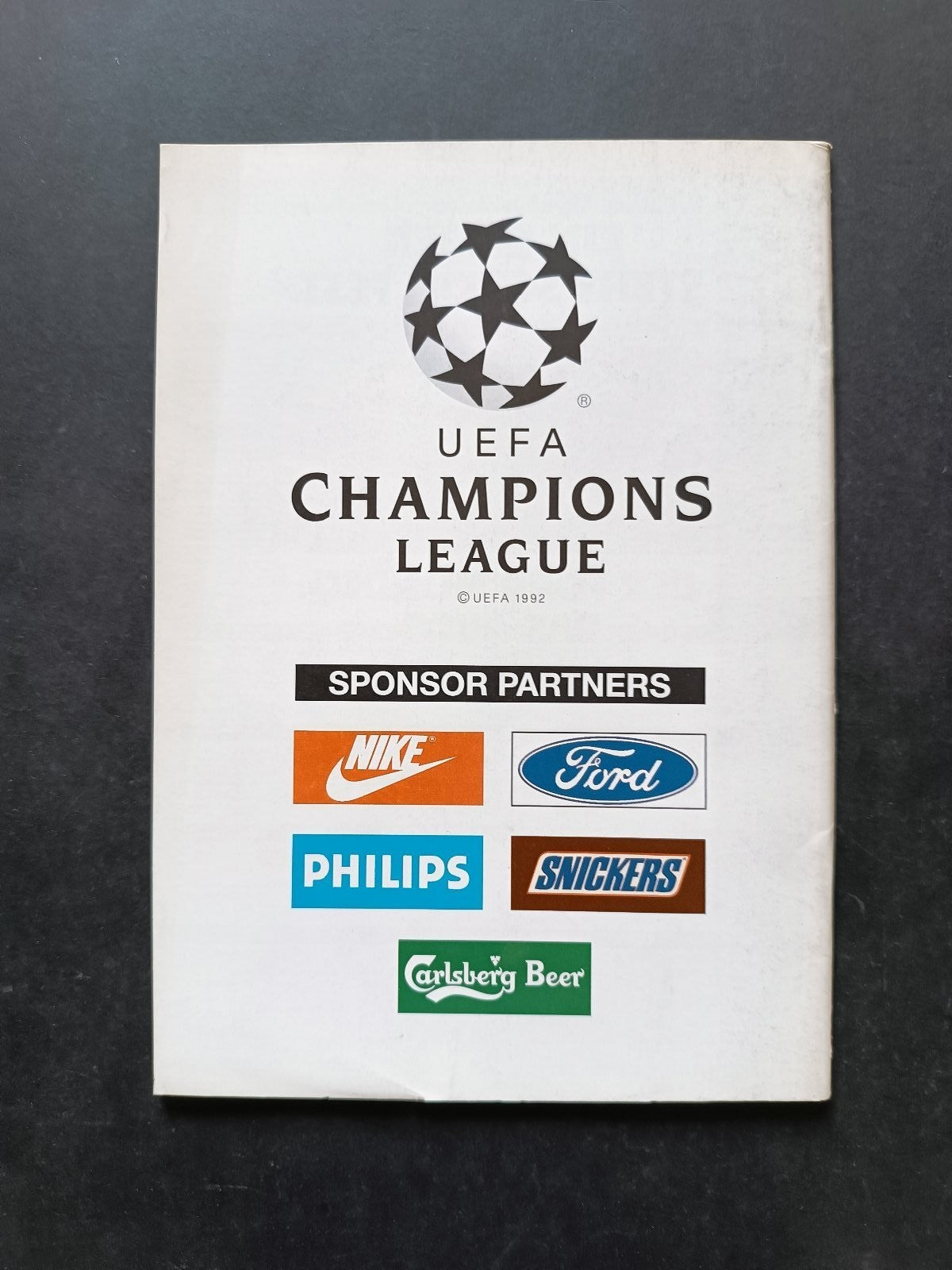 programma Ufficiale Champions League WERDER MILAN 16 marzo 1994 (tedesco)