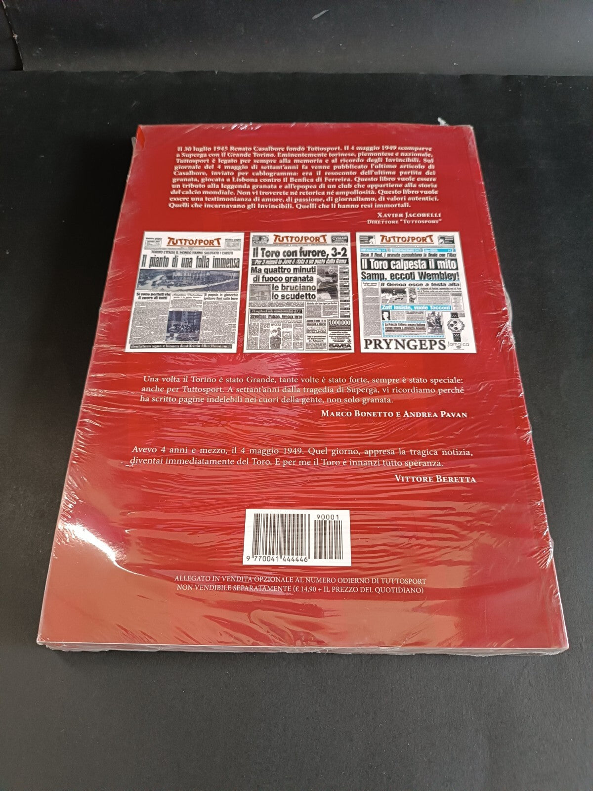 libro IL NOSTRO GRANDE TORINO Tuttosport - Blisterato con Cd