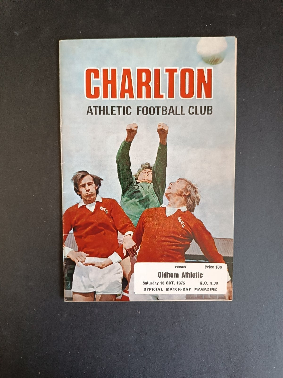programma calcio Charlton Athletic vs Oldham Athletic75