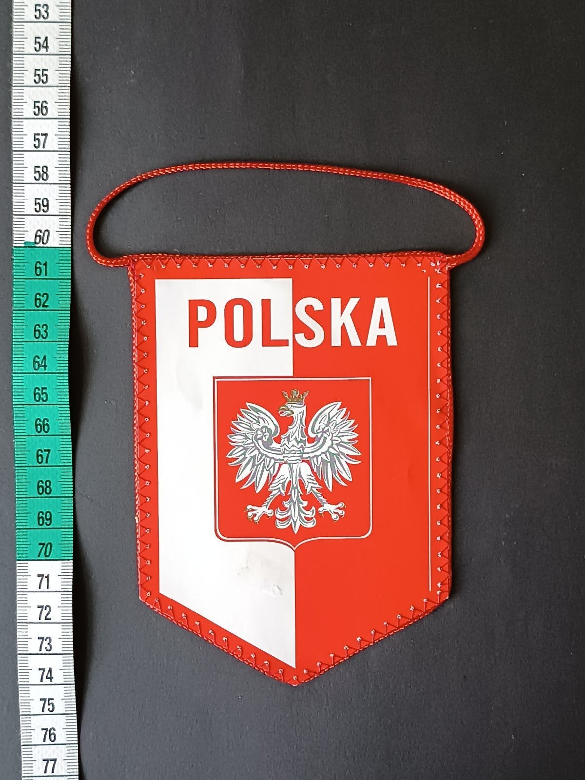 gagliardetto Pennant calcio PZPN con autografo