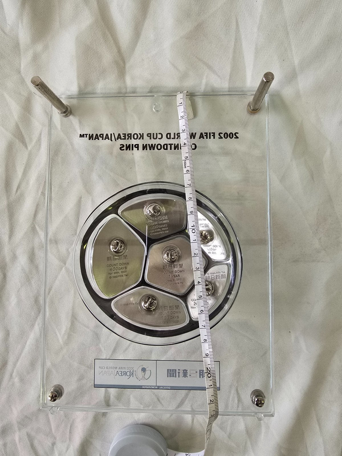 2002 fifa world cup Korea/Japan countdown pins