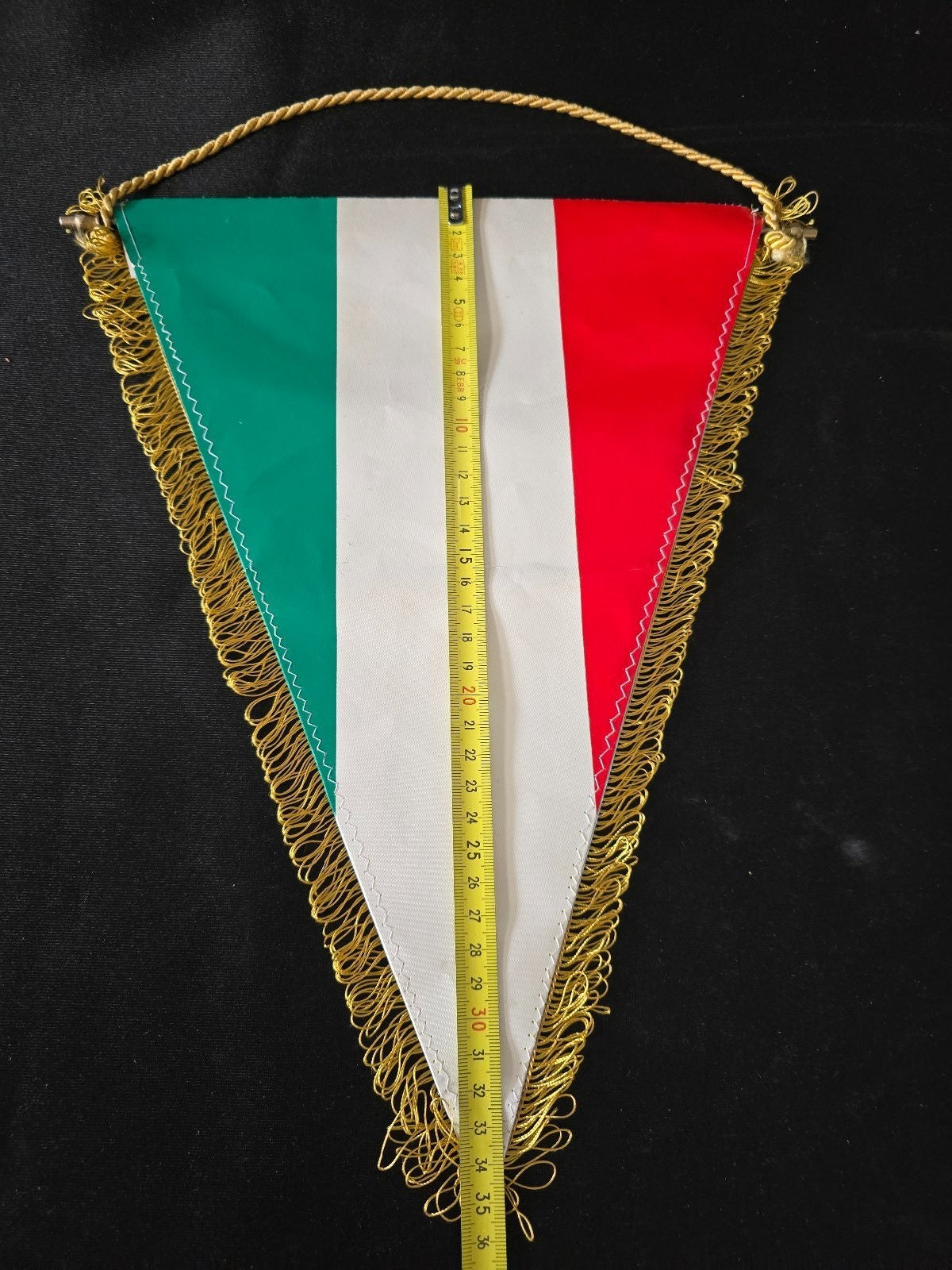old Gagliardetto Pennant FC Internazionale Milano 13 scudetti