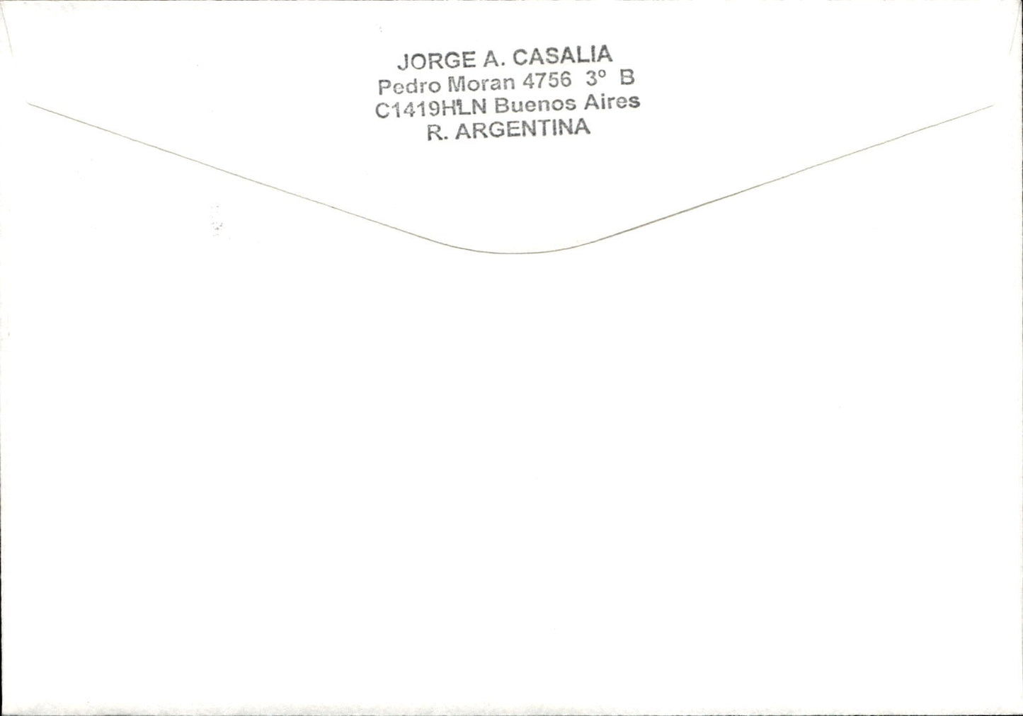 busta primo giorno Buenos Aires 2004