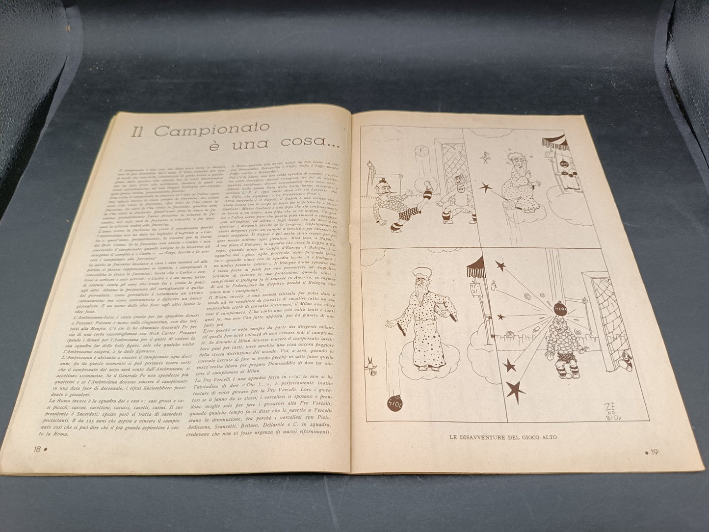Rivista sportiva Cosmo anno 1934 numero 64 Silvio Piola
