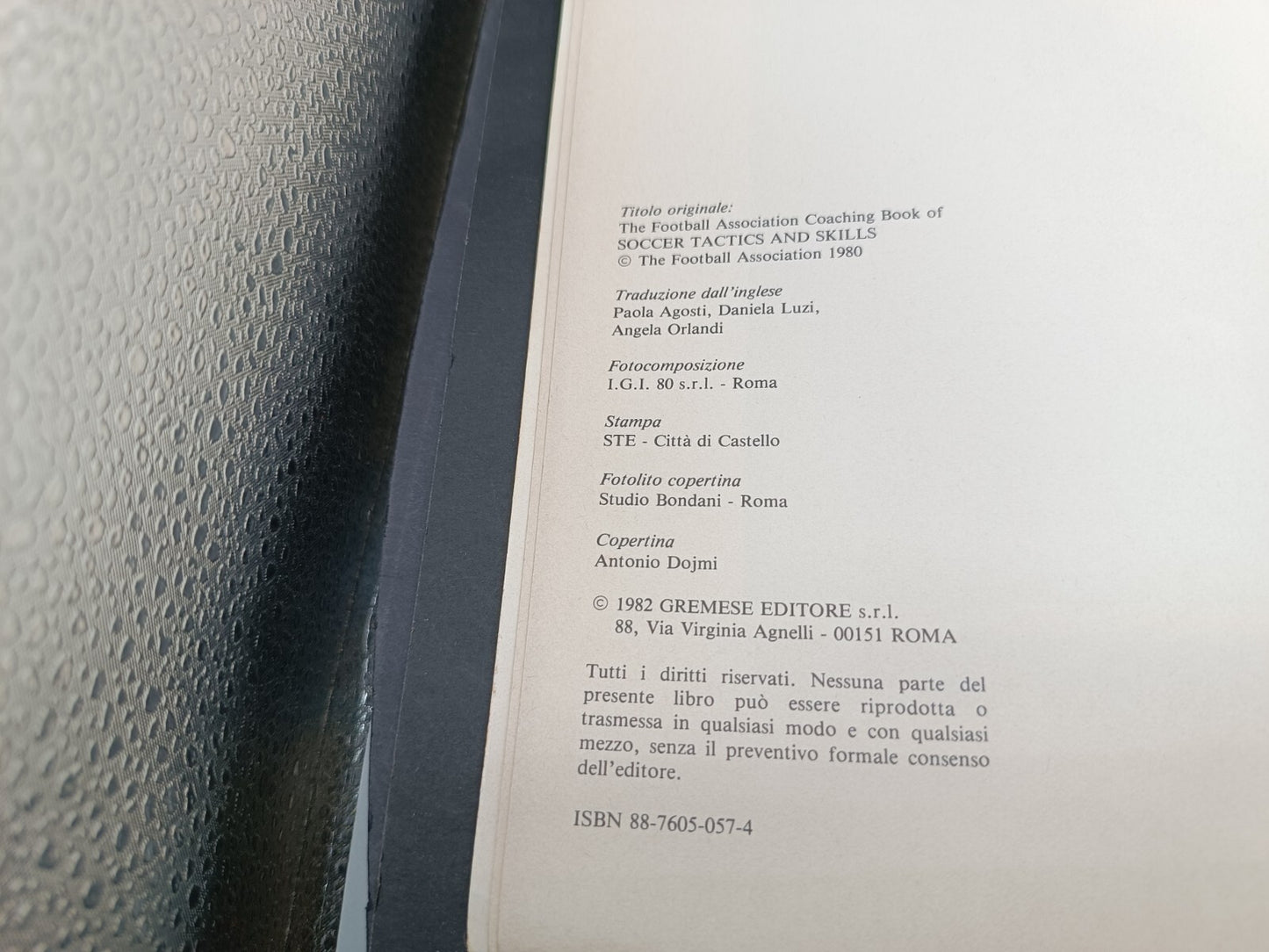 Libro Tattiche e tecniche del calcio Gremese Editore Charles Hughes