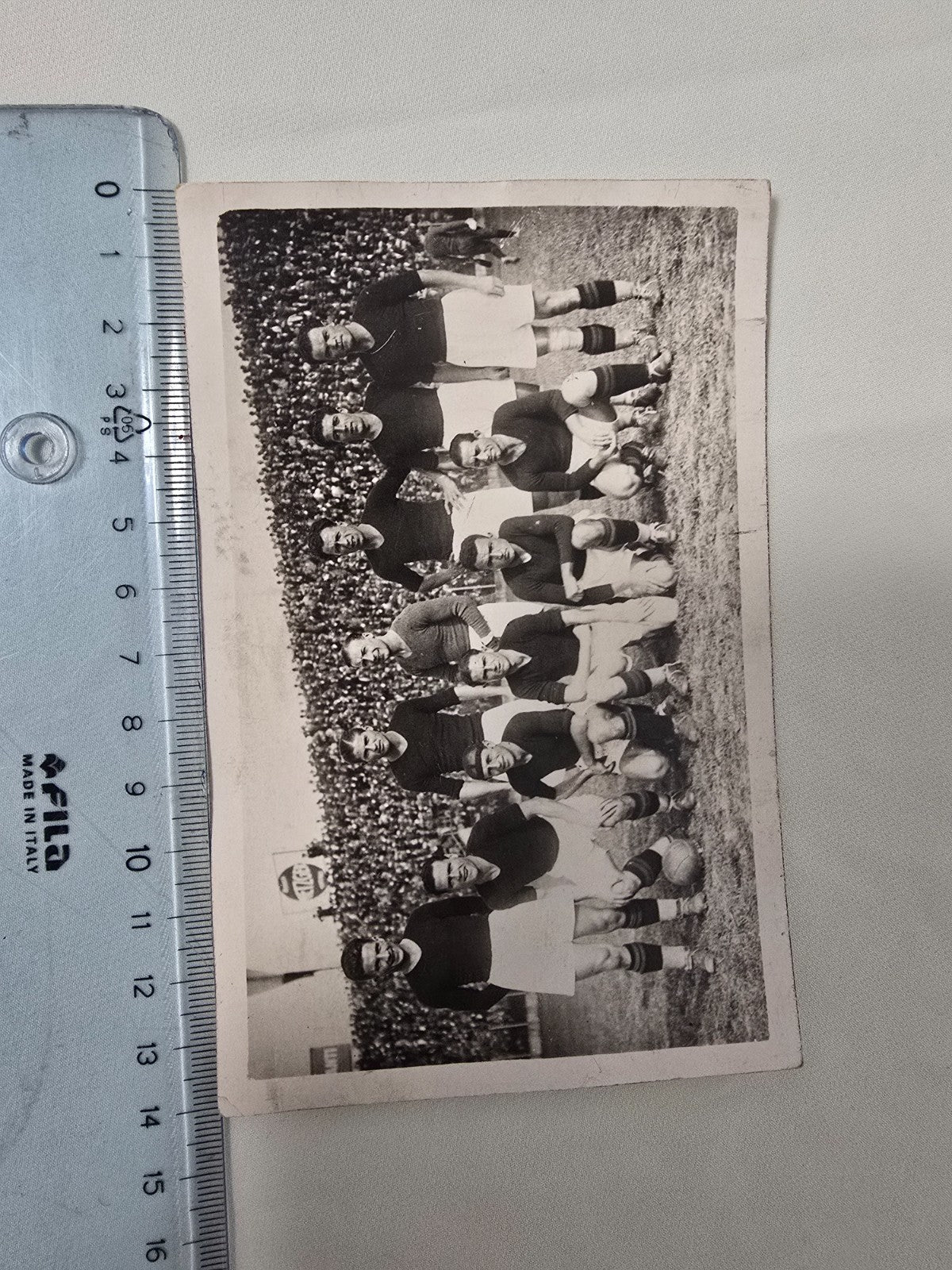 F.C. TORINO foto originale Ottolenghi formazione 1930/31 cartolina viaggiata