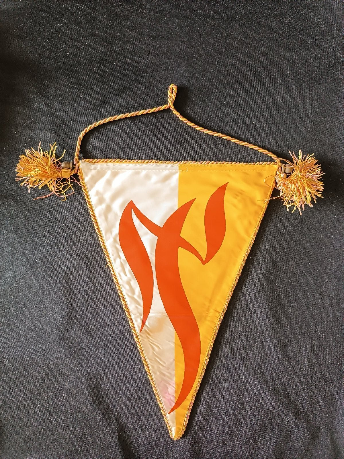 Gagliardetto Pennant Basket Olimpiadi Fiamma Vintage�