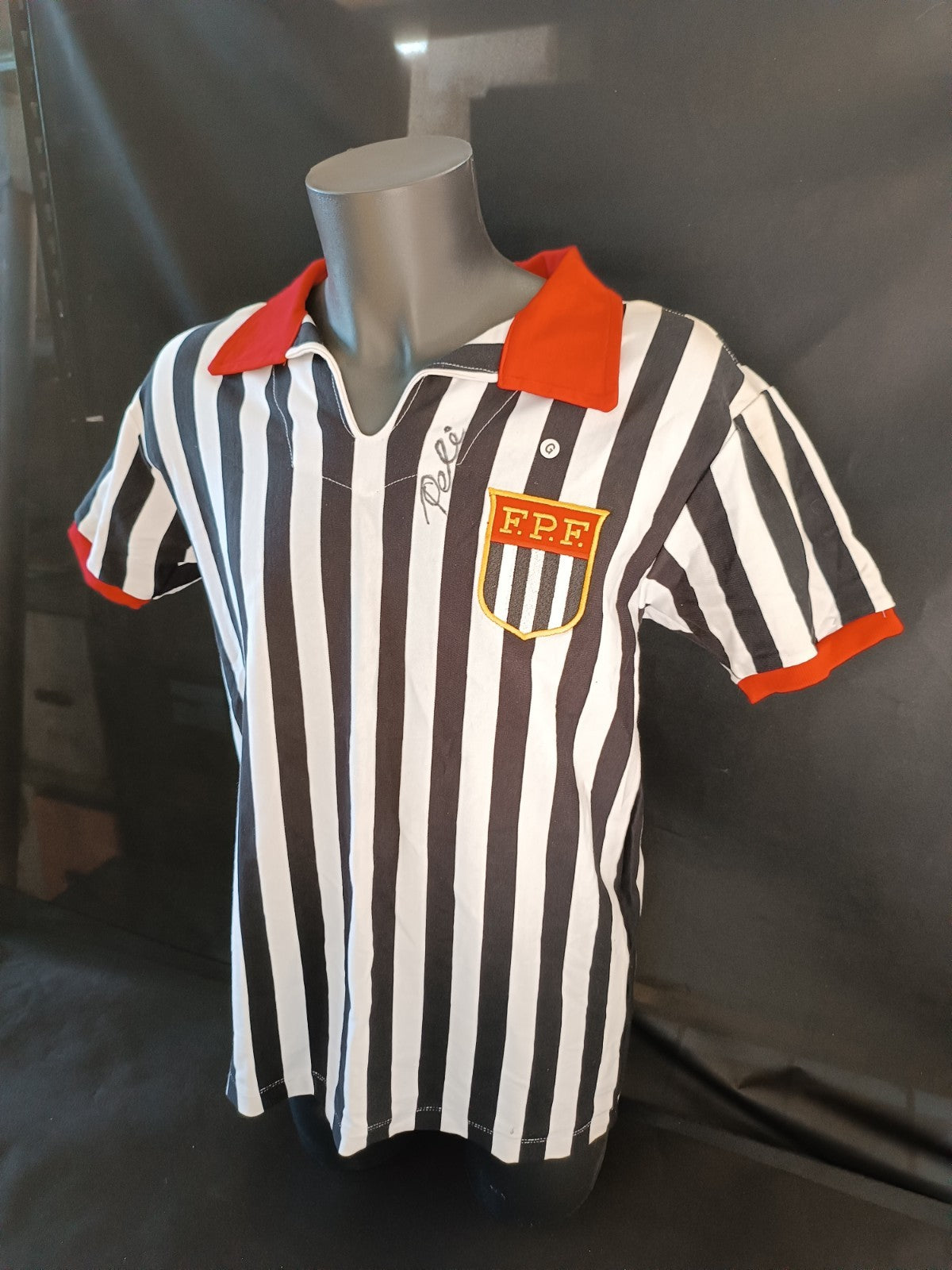 Maglietta Pele Santos Autografata Pelegacy