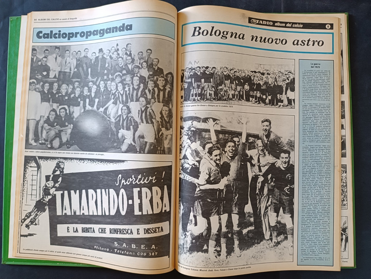 Album del calcio Un secolo di fotografie