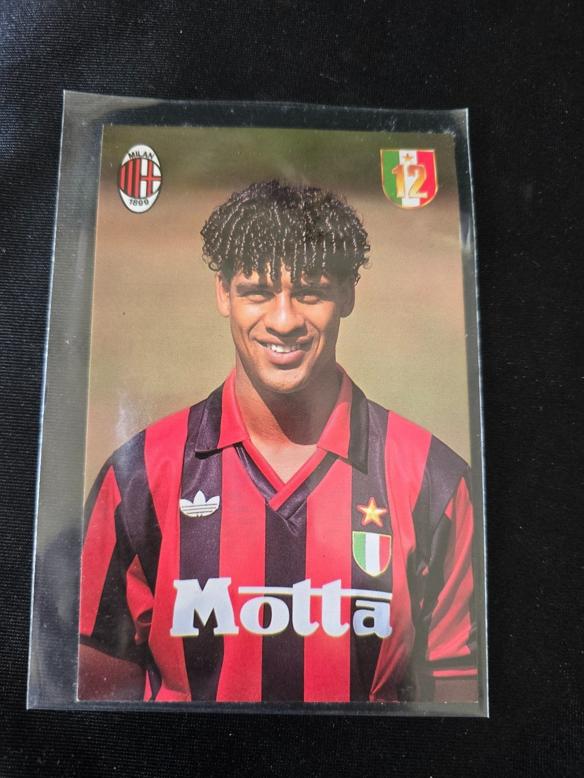 A.C. Milan 1899 cartolina con annullo 12� scudetto 1991/92 Frank Rijkaard