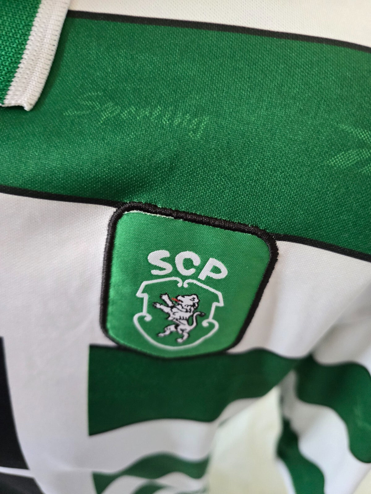 Maglia reebok match worn 2001 Sporting Clube de Portugal nr 25 João Pinto tg L