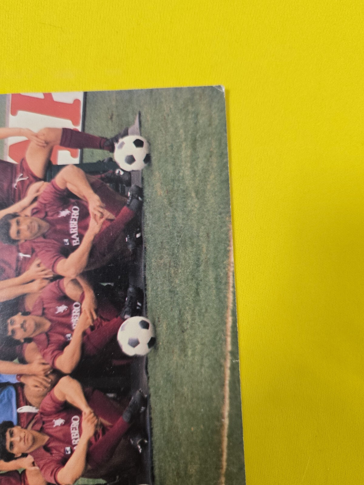 Foto ufficiale Torino calcio Barbero 1981-82 autografi originali della squadra