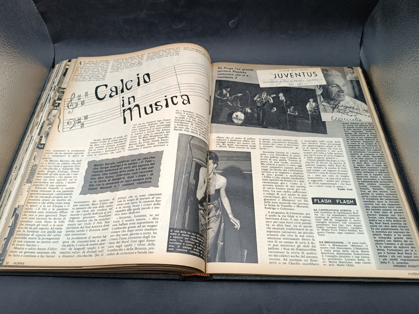 Annata rilegata rivista Hurra Juventus anno 1966