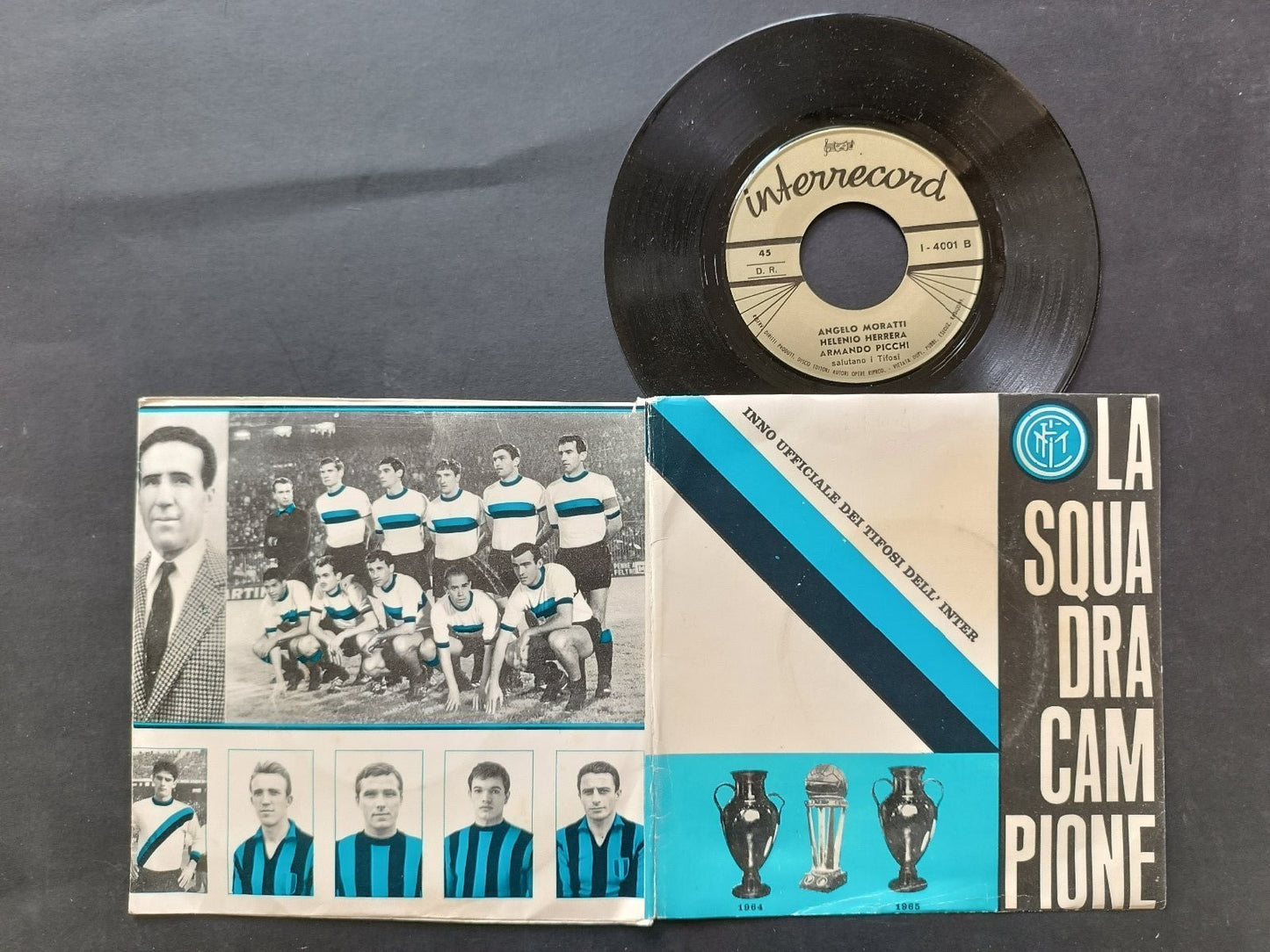 Vinile 45 giri INTER LA SQUADRA CAMPIONE