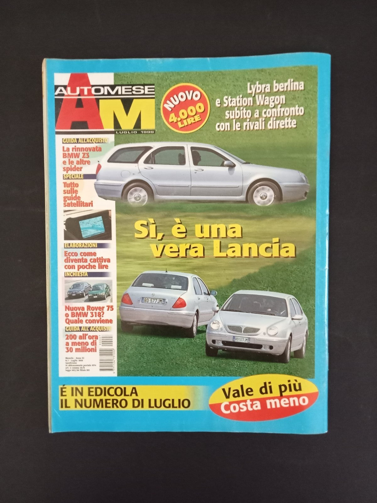 rivista GUERIN SPORTIVO anno 1999 numero 27 - Del Piero (con poster)
