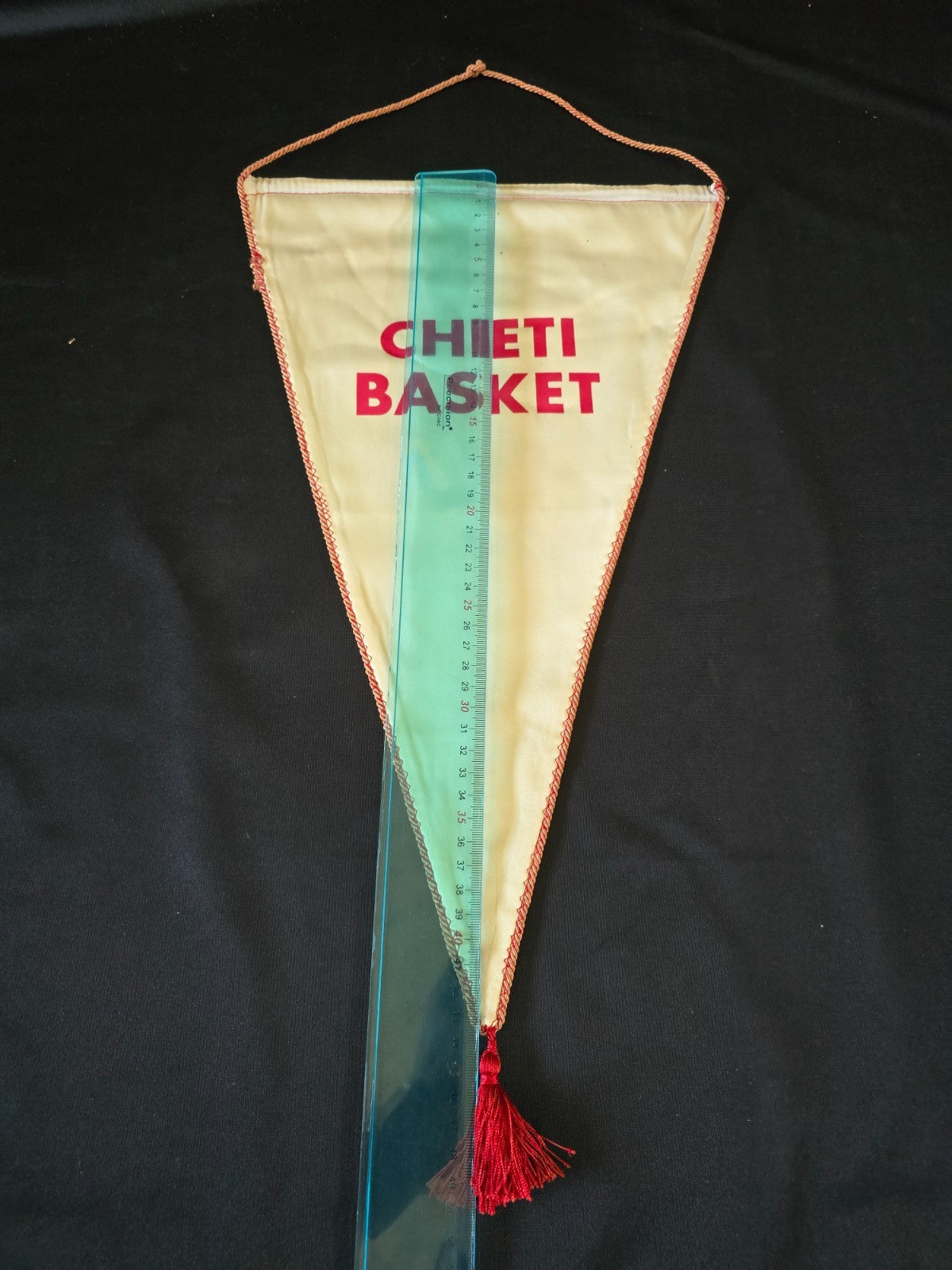 Gagliardetto Pennant IN PANNO CHIETI BASKET ANNI 70 originale