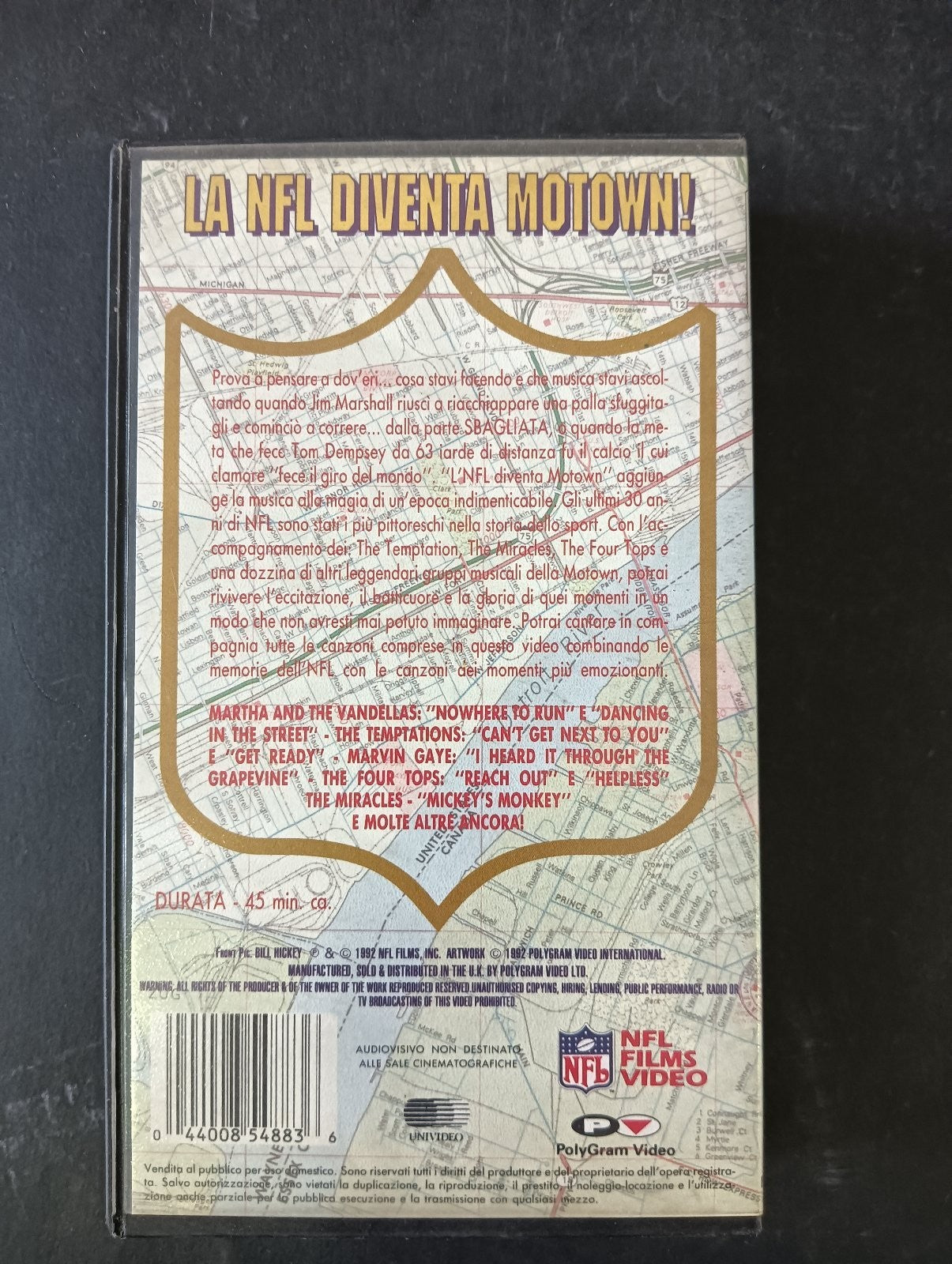 VHS FOOTBALL AMERICANO LA NFL DIVENTA MOTOWN!