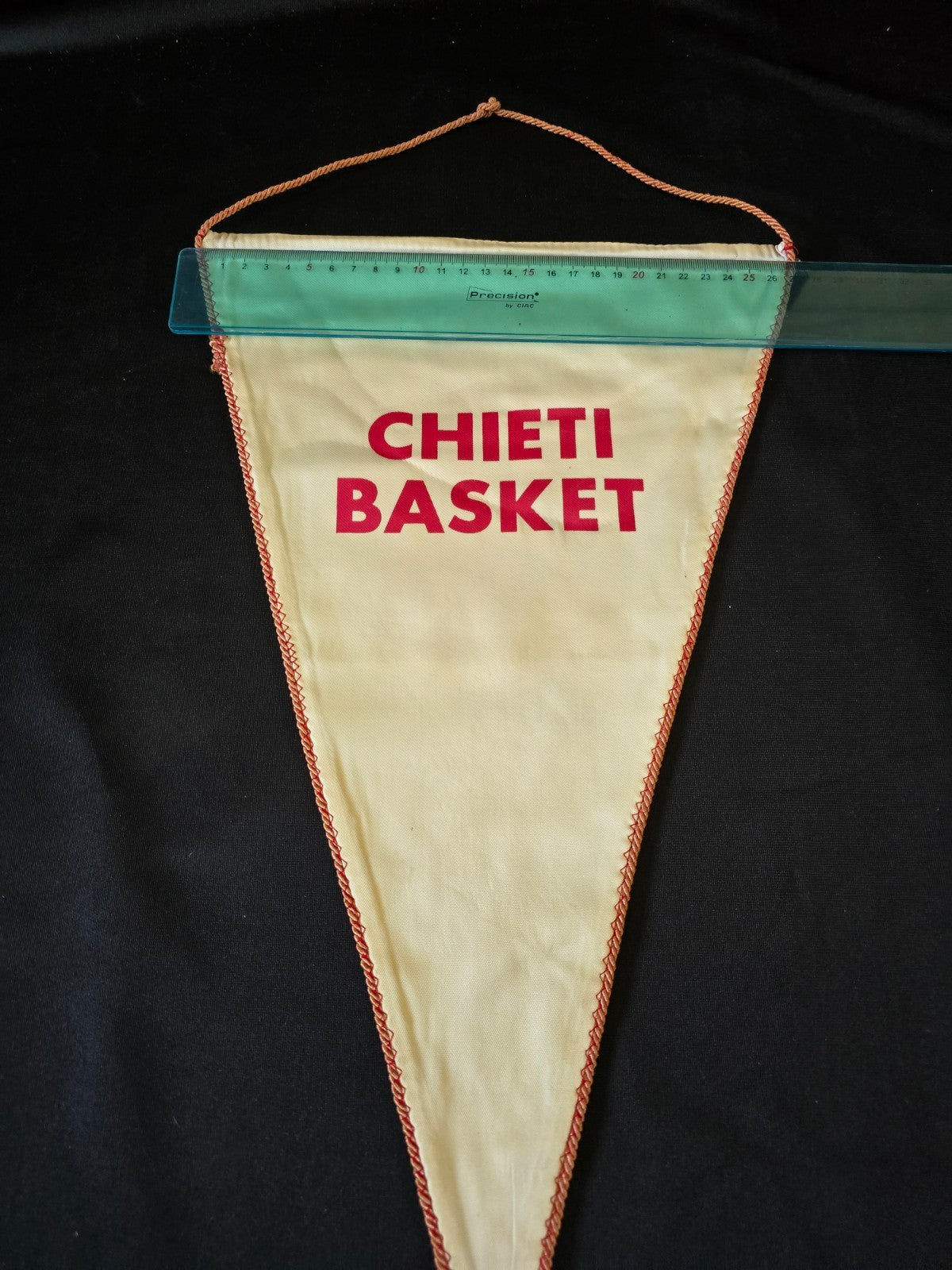 Gagliardetto Pennant IN PANNO CHIETI BASKET ANNI 70 originale