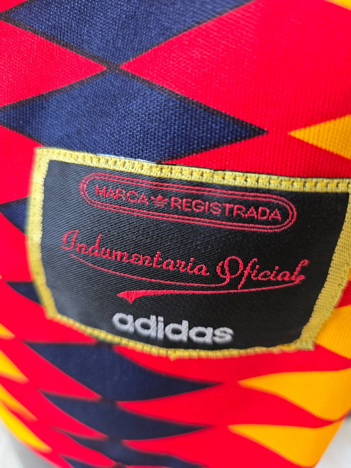 Maglia calcio ufficiale home Nazionale Spagna Adidas tg L Match Worn