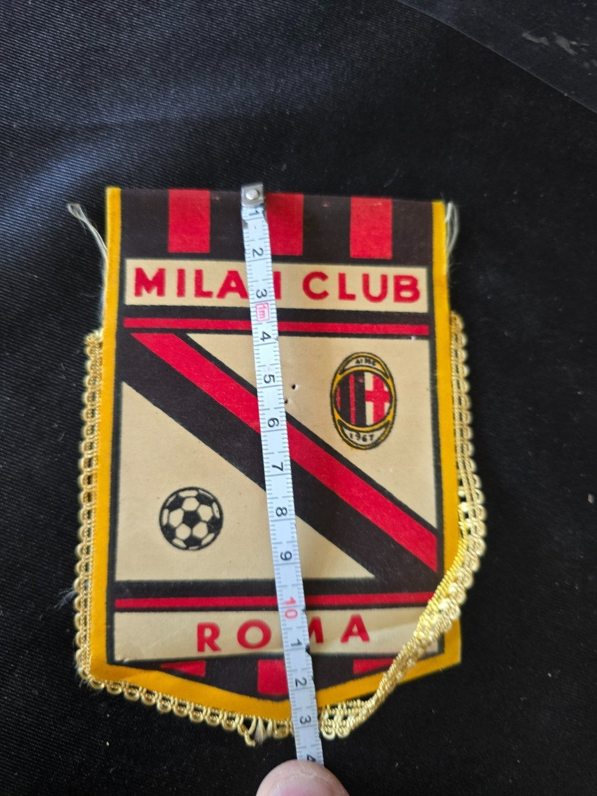 A.C. Milan 1899 mini gagliardetto anni 60/70 3