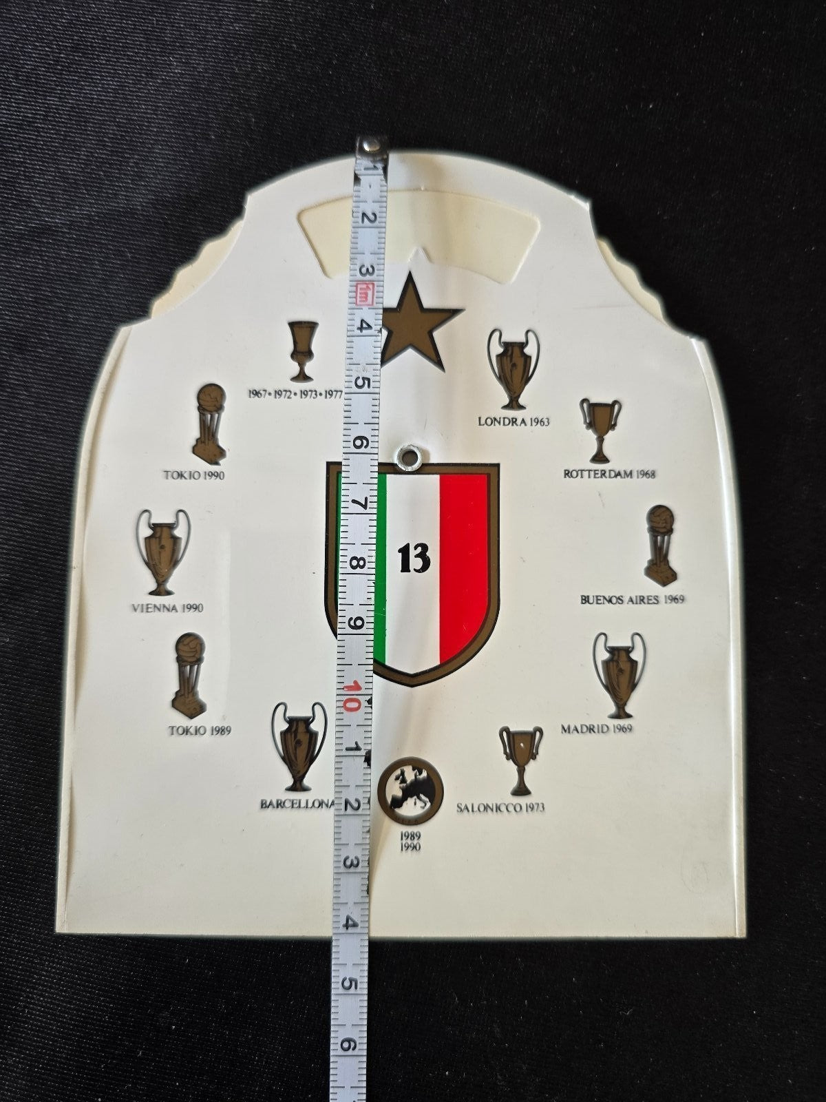A.C. Milan 1899 AIMC disco orario originale 1967