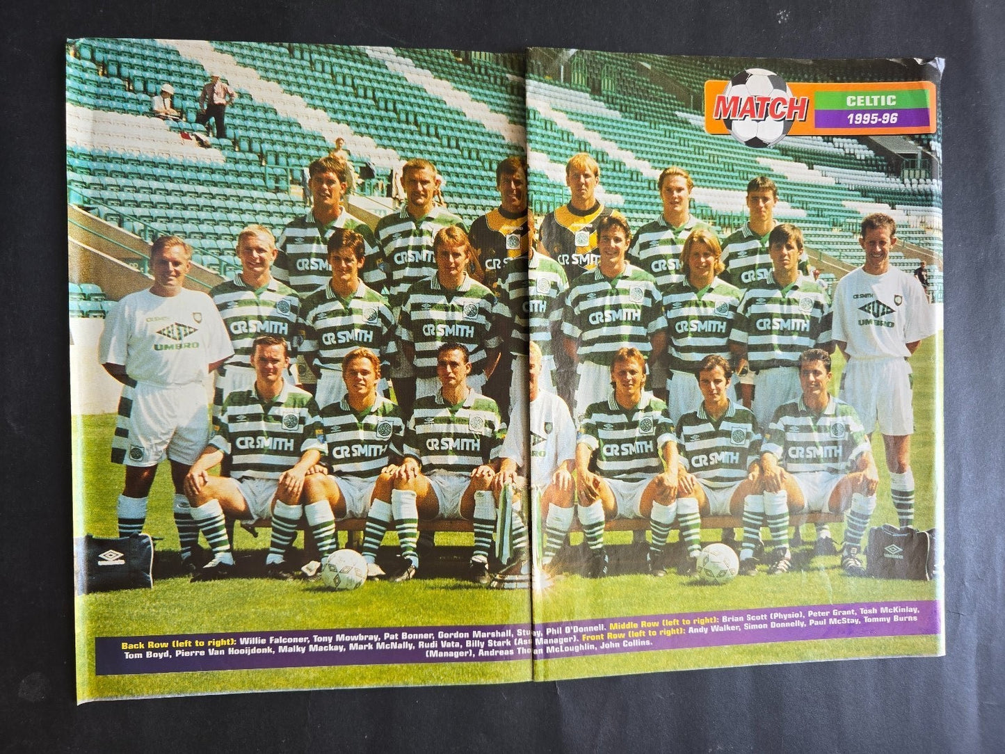 Autografo autograph originale poster doppia pagina rivista MILOSEVIC Aston Villa