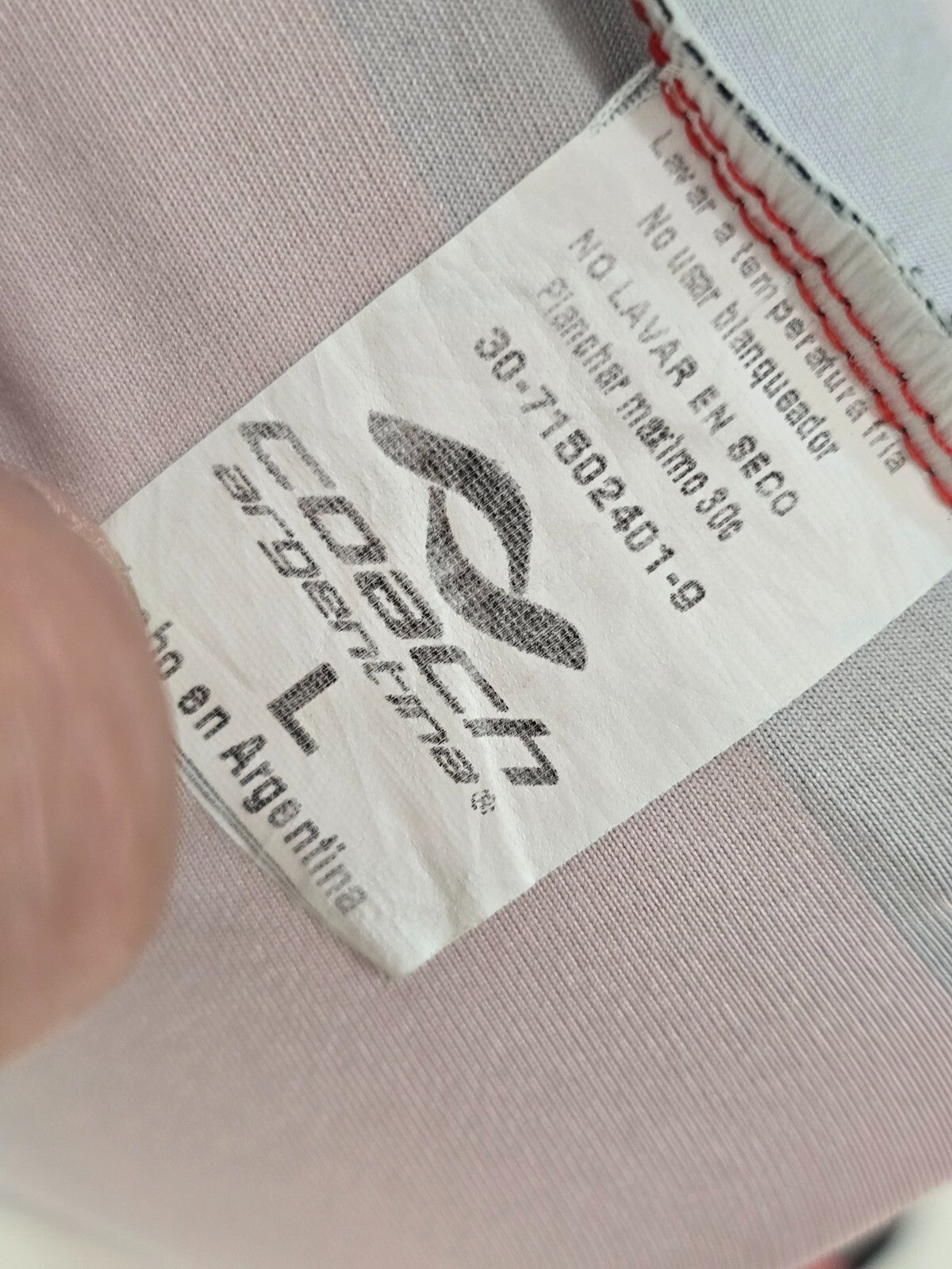 maglia Coach Argentina CA DOUGLAS HAIG 2018 nr 4 tg L Match Worn