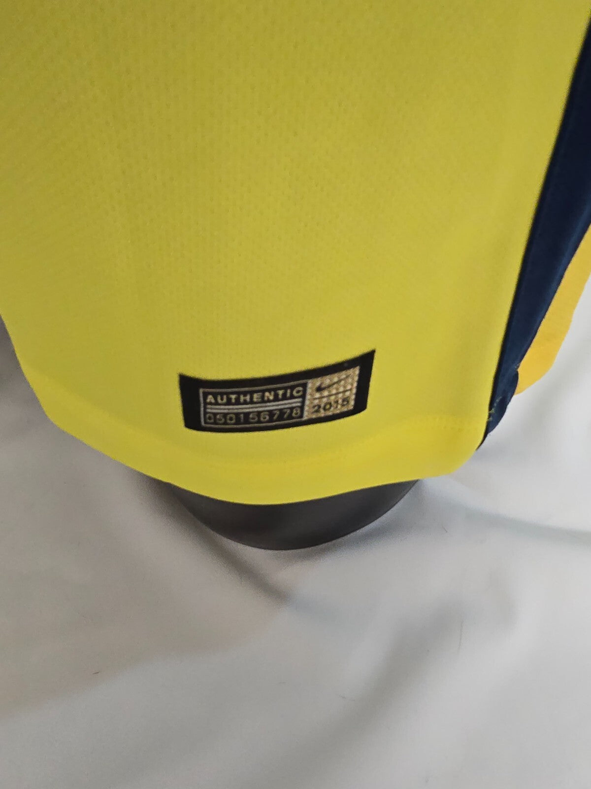 maglia Nike Terza maglia BOCA JUNIORS 2014/15 nr 8 Pablo Pérez tg XL Match Worn
