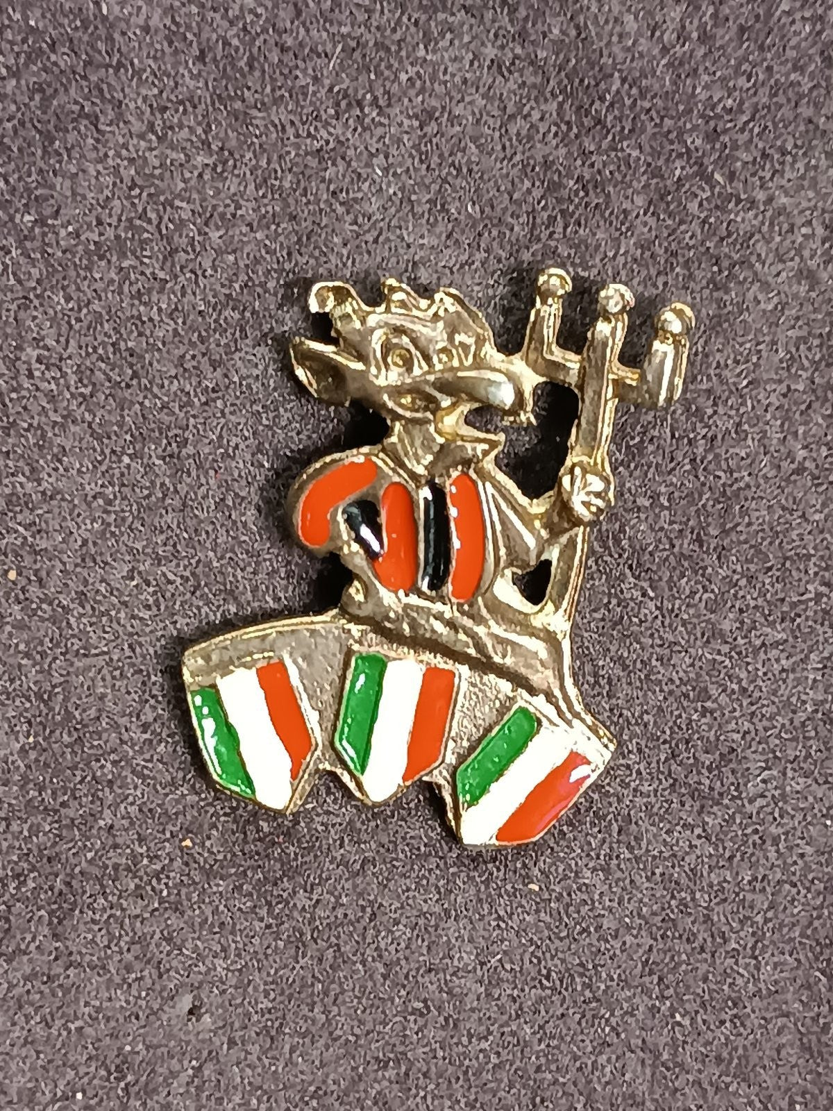 Old Pins Pin Badge Spilla A.C.Milan Diavolo con forcone senza piedino 313