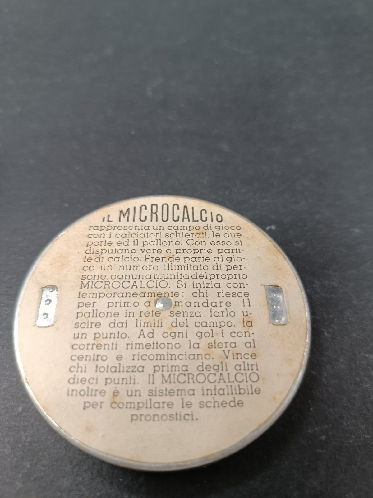 gioco vintage NANNINA MICROCALCIO -