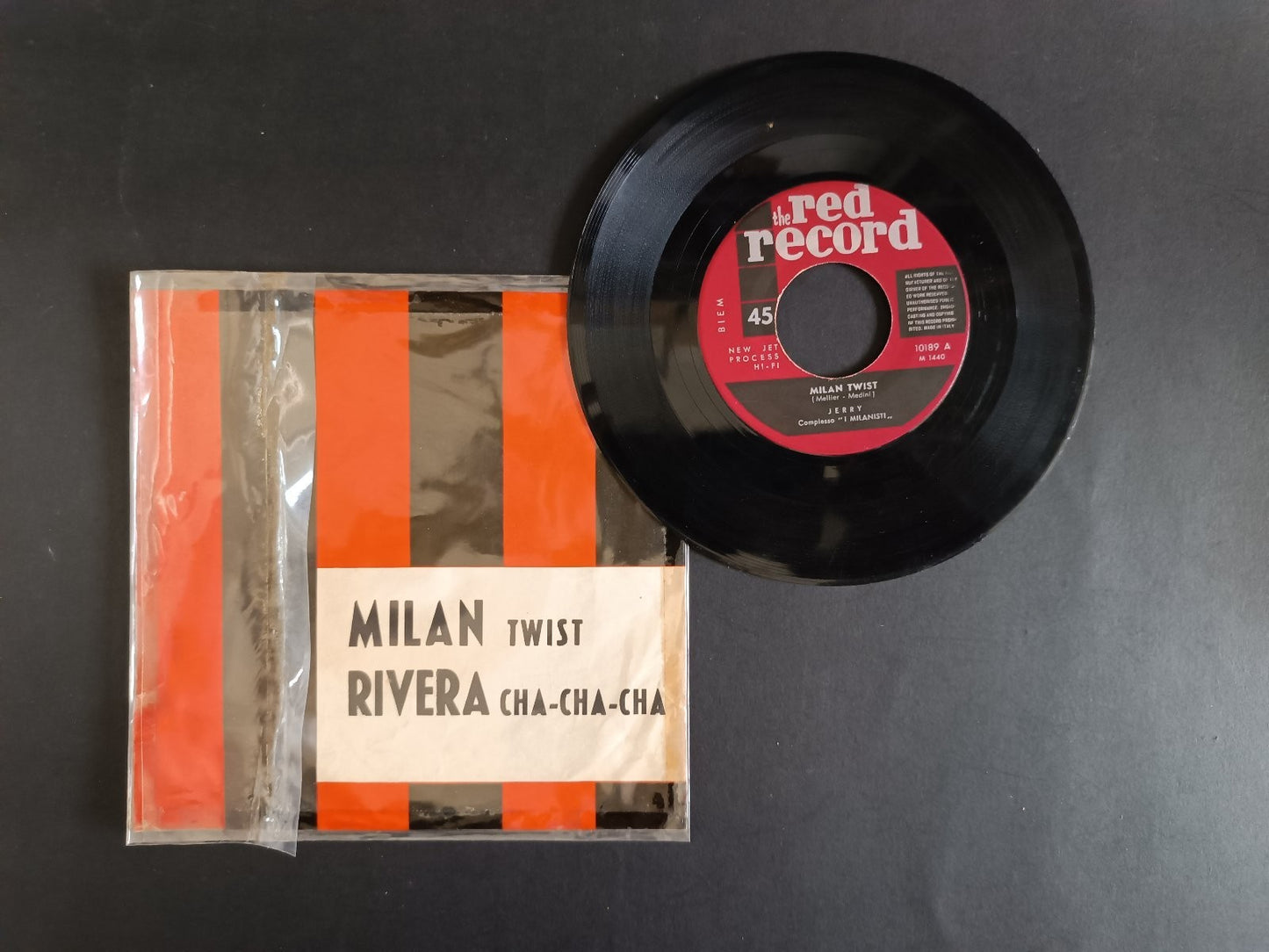 45 giri Milan twist Rivera Cha Cha Cha 1962