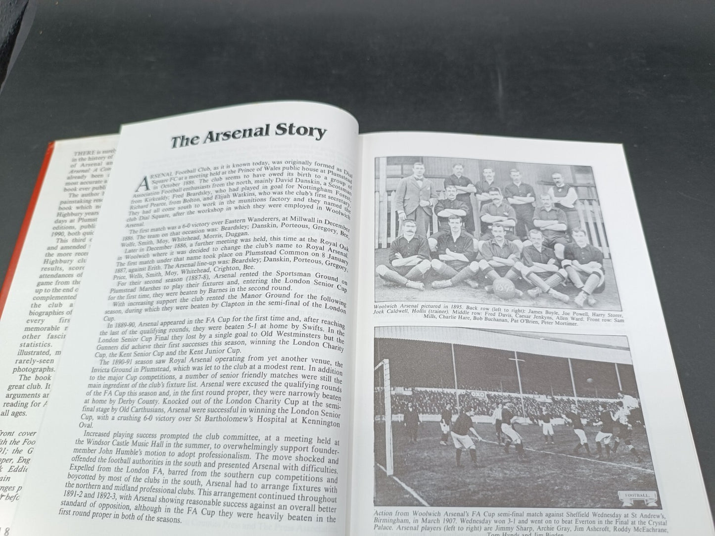 Libro Arsenal A complete record 1886-1992 Fred Ollier