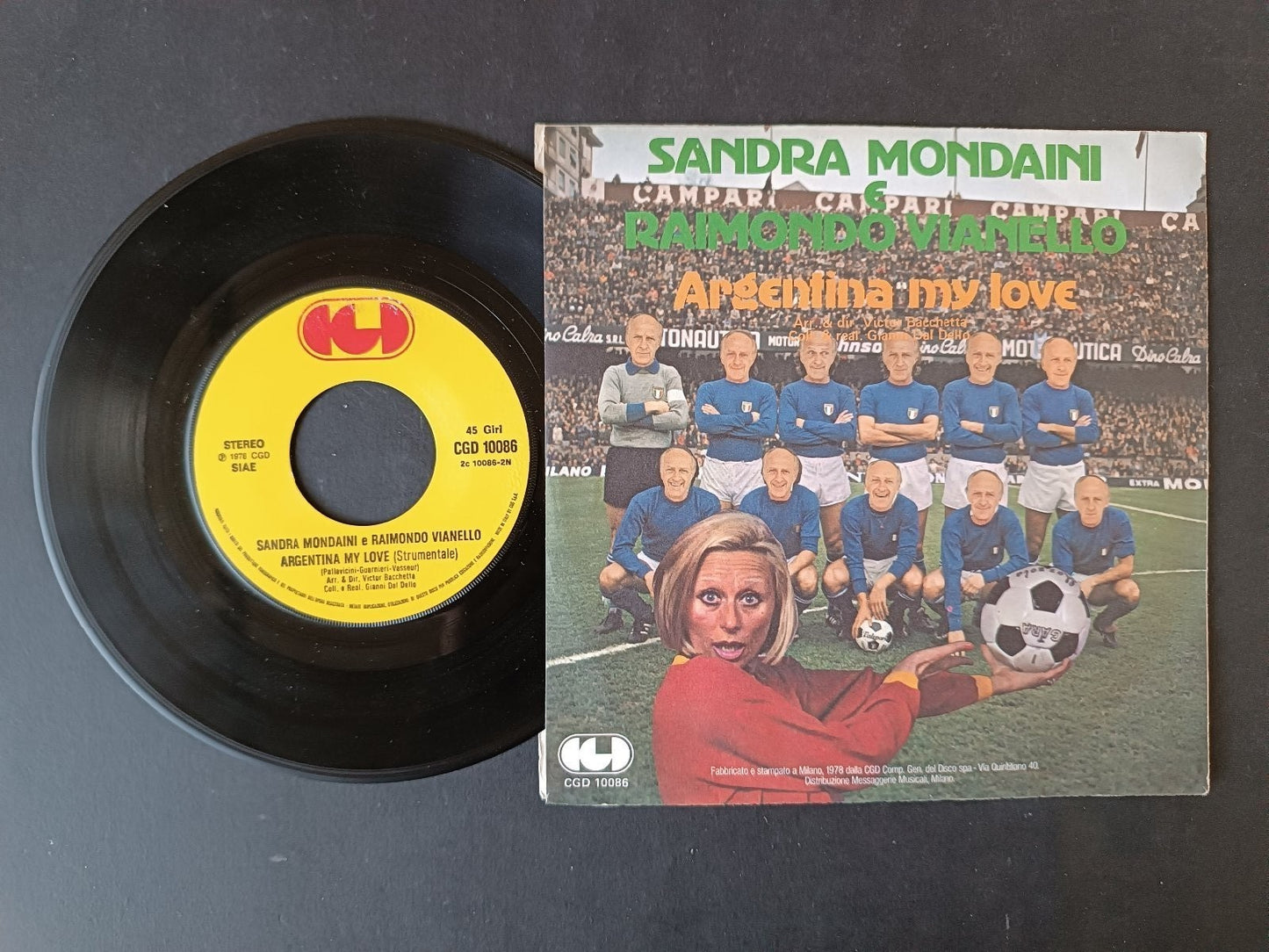 Vinile 45 giri RGENTINA MY LOVE Mondaini/Vianello
