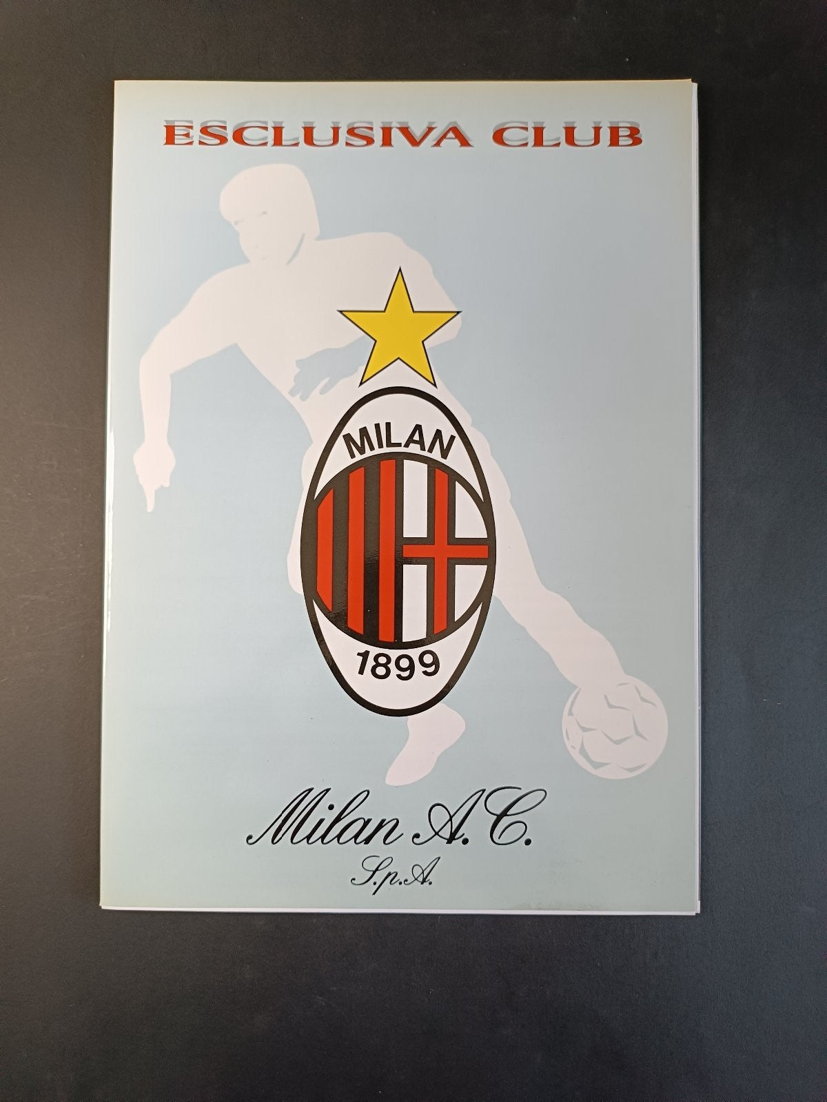 A.C. MIlan 1899 Fascicolo Esclusiva Club