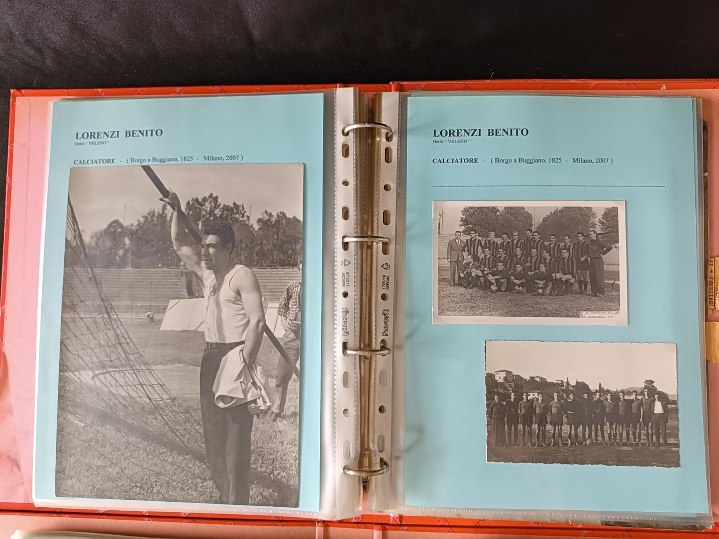 Collezione 314 foto orginali Lorenzi Benito Inter