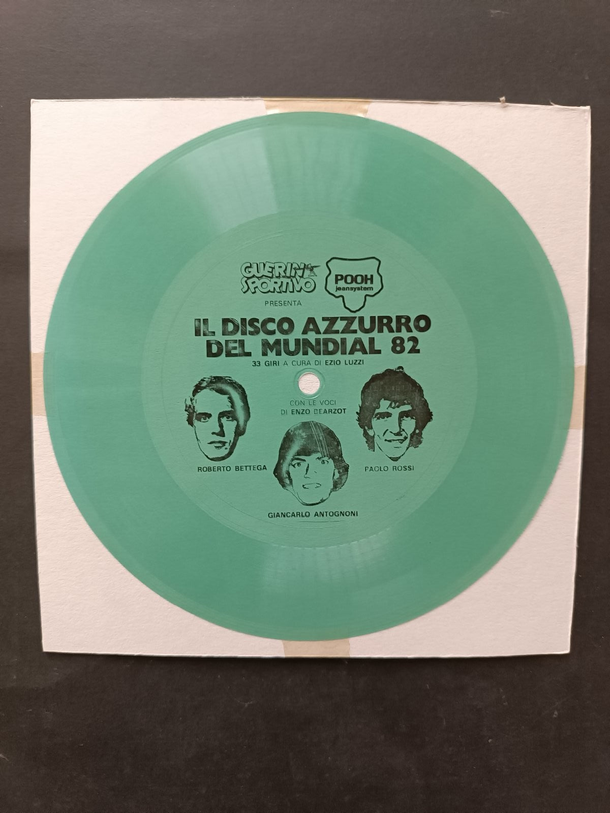 Vinile 45 giri GUERIN SPORTIVO il disco azzurro del mundial 82