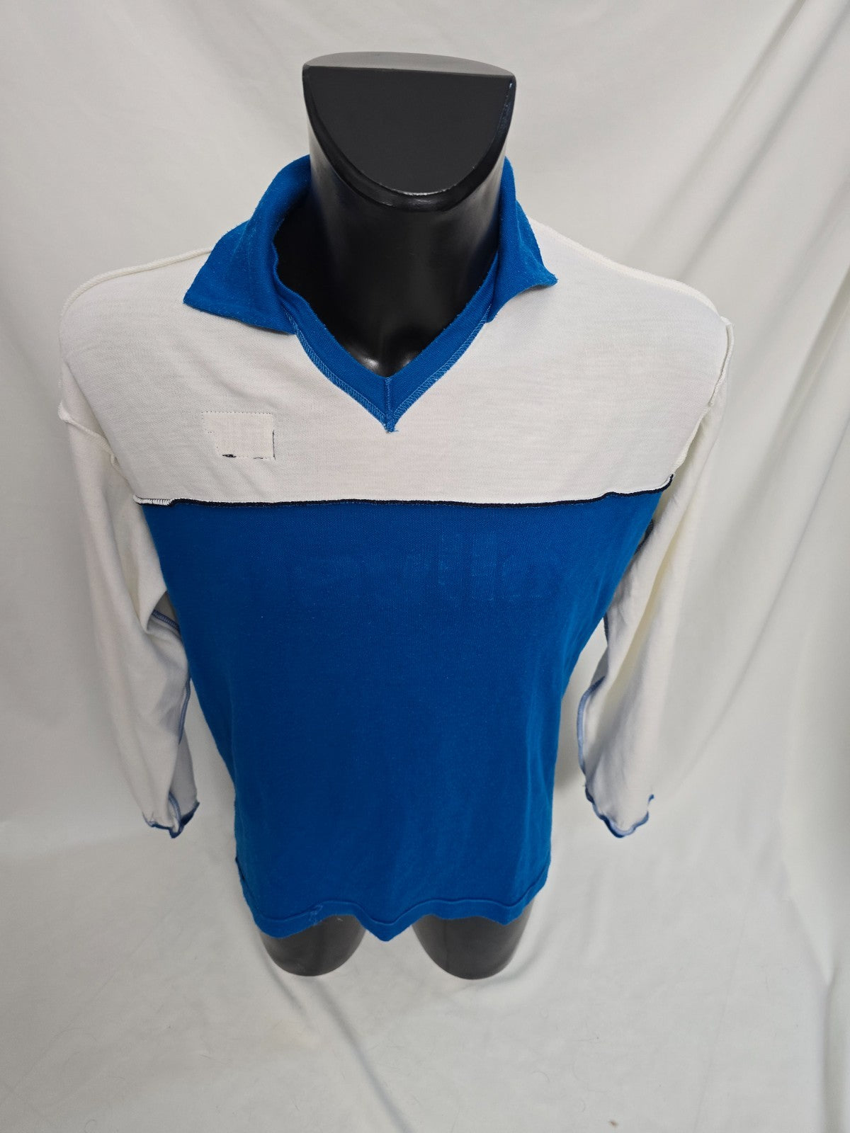 maglia Vintage NR Ennerre OLIVETTI football IN MAGLINA / LANETTA nr 4 CUCITO 52