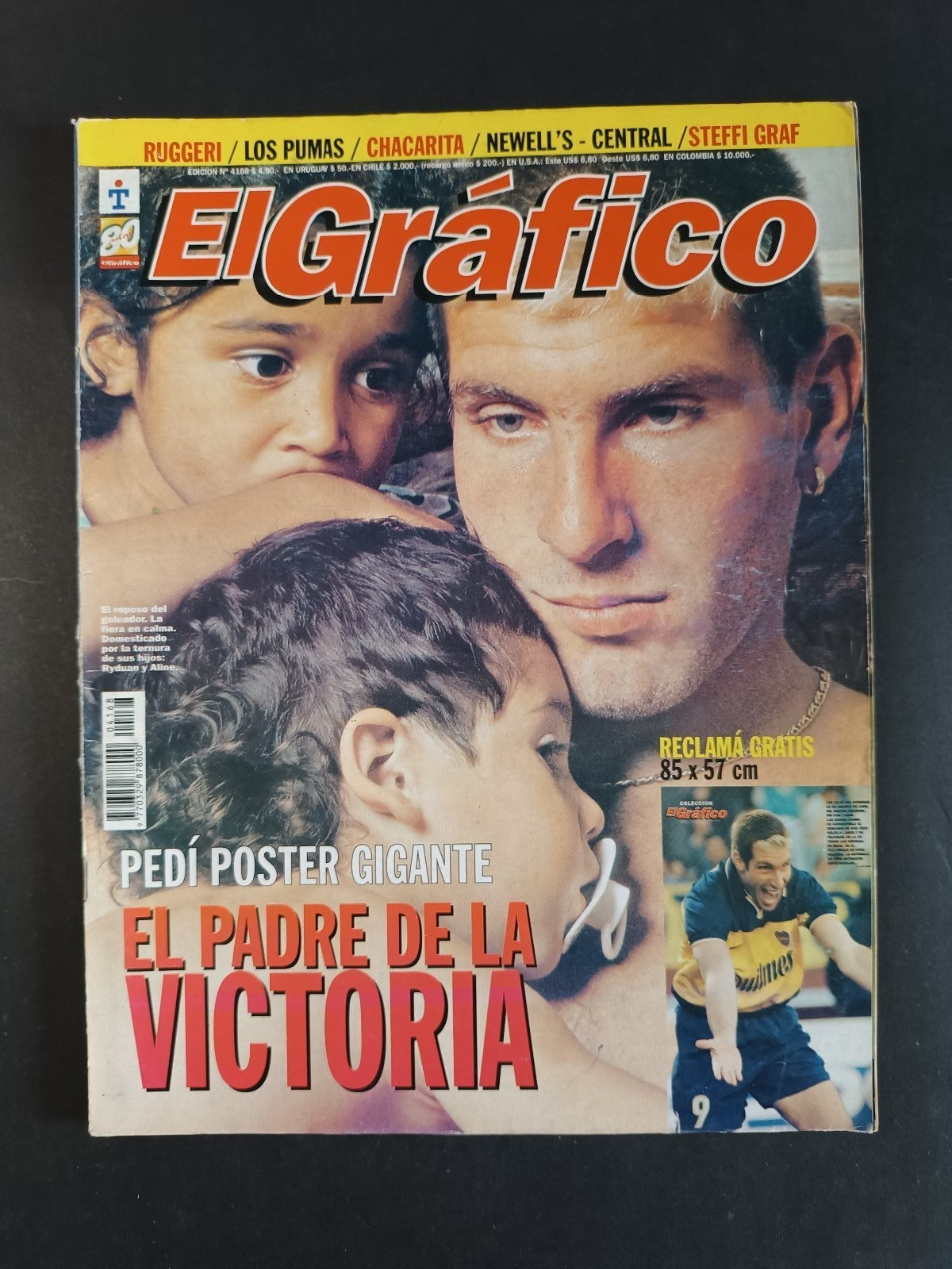 Rivista EL GRAFICO numero 4168 anno 1999 - Palermo (con poster)
